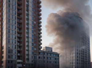 Пожар в Германии: Фритюрница вызвала возгорание на кухне многоквартирного дома