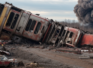 Масштабное крушение поезда в Ридлингене: спасательные работы значительно затруднены