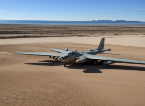 Военный самолет НАТО совершил необычную посадку на пляже в Дании во время учений