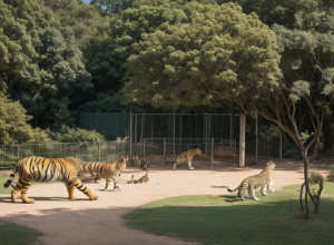 Тигр в Цюрихском зоопарке съел аиста на глазах у посетителей