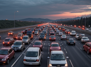 Массовое ДТП в Австрии: 33 автомобиля столкнулись на трассе A2