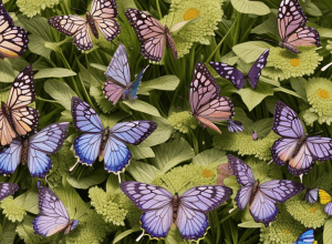 Головоломка недели: Сможете найти бабочку с уникальным узором?