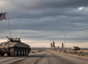 Видео госТВ: Российский бронетранспортер замечен под американским флагом в Украине