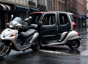 В Нюрнберге водитель Jeep скрылся с места ДТП, оставив мотоциклиста с раздробленным локтем