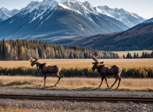 Лось Эмиль получил полицейский эскорт в Австрии: необычный VIP-гость создает ажиотаж