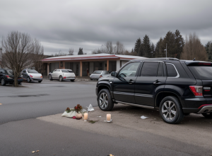 Трагедия в Германии: 12-летний мальчик погиб под колесами автомобиля после ссоры, родители оплакивали сына за временной стеной