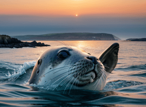 Дерзкий морской гость: Тюлень на Ферт-оф-Клайд удивил рыбаков