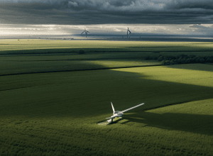 В Германии рухнула 125-метровая ветряная турбина: обломки разлетелись по полю