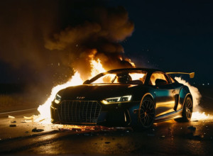 Российский криптомиллионер погиб в Москве: Lamborghini вспыхнул после 586 штрафов за превышение скорости