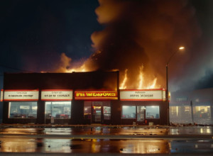 Пожар в магазине Tedi в Крефельде: Клиентка в реанимации, здание разрушено