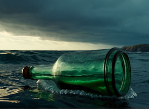 Необычная находка на побережье Германии: послание в бутылке с прахом британки