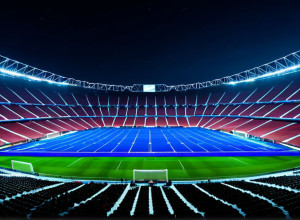 Грандиозное шоу дронов НФЛ осветило небо над Берлином