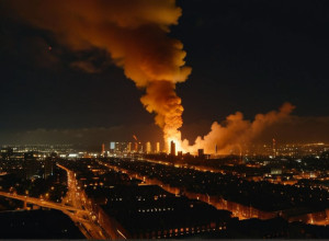 Российские дроны атаковали Харьков: целые районы охвачены огнем