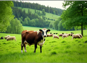 Приключение коровы Мюкке: Побег от бойни и дружба с овцами