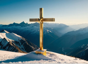 Золотой Крест на Вершине Цугшпитце, Символ Германии, Демонтирован для Реставрации После Актов Вандализма