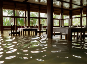 Уникальный гастрономический опыт: Ресторан в Таиланде продолжает работать, несмотря на наводнение