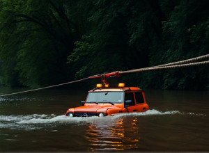 Смелые женщины спасли 82-летнего водителя, чей автомобиль скатился в Эльбу в Дрездене