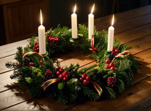 Звёзды Германии создают рождественские венки для благотворительности