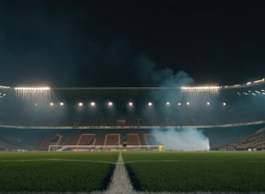 Ультрас «Айнтрахта» устроили скандал в Кёльне: инциденты с ракетами на поле и драка после матча