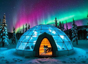 Звезда "Кёльна" Лука Вальдшмидт на "морозном" отдыхе в Финляндии: иглу, хаски и тренировки