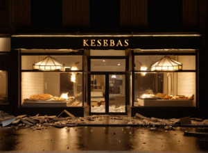 Разорение в центре Фюрта: мужчина на погрузчике протаранил ювелирный магазин и закусочную