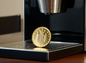 Мюнхенец обнаружил редкую монету из Сан-Марино в кофейном автомате