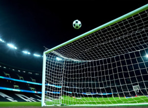 Футбол: драматичный момент на матче