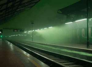 Зомби-апокалипсис в Гамбурге: Кровавые "мертвецы" устроили танцы на Центральном вокзале