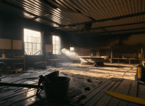 Пожар в мастерской в Германии: 65-летний мужчина получил тяжелые ожоги, спасатели вынесли из огня двух собак