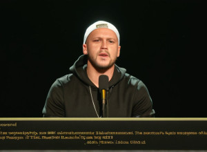 Рэпер Haftbefehl дал 18-минутный концерт с закрытым лицом