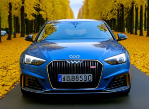 В Германии водитель пытался скрыть истекшие номерные знаки с помощью осенних листьев