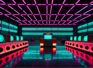 Премьера "Очень странных дел" в Берлине: звезды и антураж 80-х в бывшем ангаре