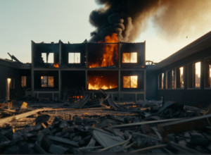 Сгорел детский сад "Вилла Кунтербунт": ущерб 1,5 миллиона евро