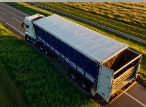 Авария на трассе А49: Перевернулся грузовик со свиньями, автобан полностью перекрыт