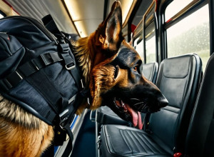 Находка века: Служебная собака Майла обнаружила килограмм марихуаны в автобусе