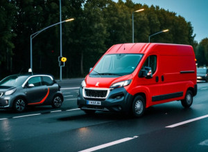 Водитель Peugeot проехал на красный свет в Родгау, пострадала женщина.