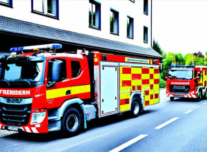 Пожарные спасли пожилую женщину из задымленной квартиры в Падерборне