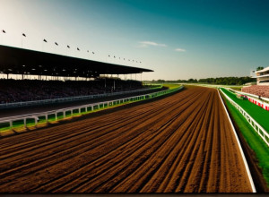 Хаос на скачках: Машина скорой помощи чуть не спровоцировала лобовое столкновение