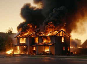 Пожар в Кёльне: Нелегальный фейерверк взорвался во время возгорания дома