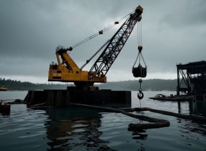 Обрушение гигантского строительного крана в Эверетте: двое погибших в порту