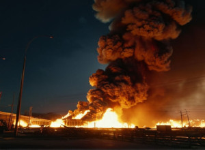 Мощные взрывы и пожар охватили промышленную зону под Буэнос-Айресом