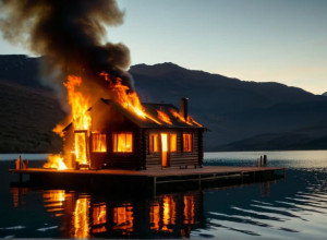 Прибрежная хижина экс-главреда BILD Кая Дикмана сгорела в Патагонии