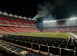 Футбольные беспорядки в Северном Рейне-Вестфалии: фанаты бросали металлические прутья и сиденья