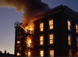 Пожар в многоквартирном доме Мюнхена: Шесть человек пострадали