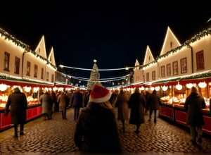 В Веймаре на Рождественской ярмарке мужчина угрожал ножом