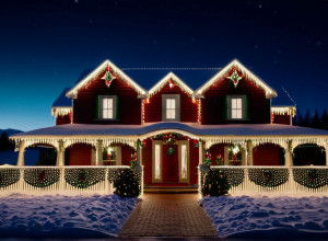 Рождественский Дом в Моордорфе: 50 000 огней создают сказочное настроение