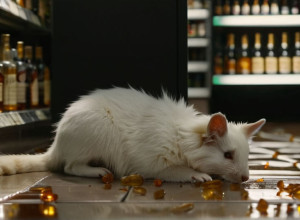 Енот уснул после "вечеринки" в алкогольном магазине Вирджинии