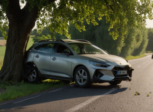 Смертельная авария в Баварии: 18-летний водитель погиб, двое пассажиров тяжело ранены