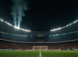 Агрессивные фанаты "Аякса" сорвали матч: пиротехника на поле привела к остановке игры