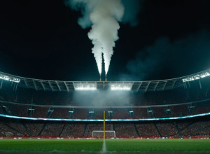 Футбольный матч "Аякс" – "Гронинген" прерван из-за массового использования пиротехники